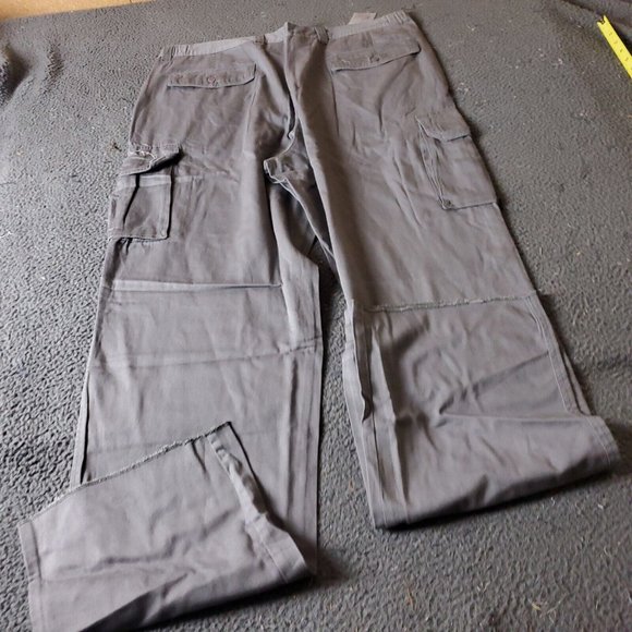 Boulder Creek Trading Cargo Pants Big Tall Mens Size 44 40L Gray   Cotton Chino - Picture 6 of 7